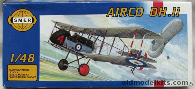 SMER 1/50 De Havilland DH-2 - (DH.2), 101 plastic model kit